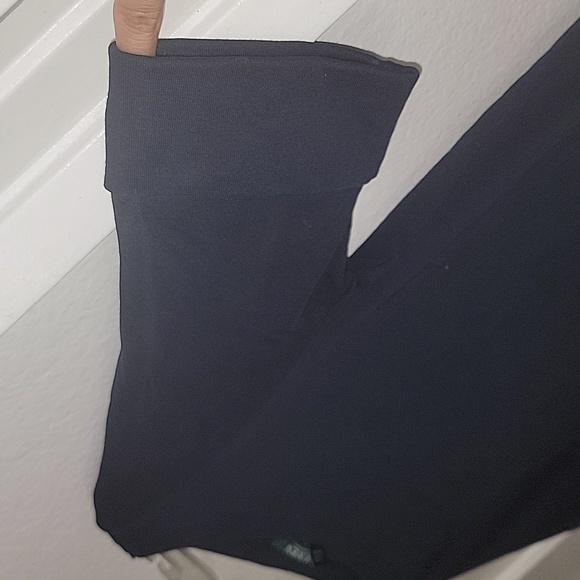 EUC Ralph Lauren Stretch Cotton Blend Boat Neck Short Rolled Sleeve Navy Shirt - Picture 6 of 10